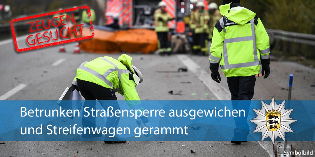 PolizeiRT's tweet photo. #Tübingen #B464 #L1208
🚓💥🚛
❗#Zeugensuche❗
+ #betrunken
+ am Steuer eines #Lkws
+ ignoriert #Polizeikontrolle
+ weicht #Straßensperre aus
+ rammt dabei #Streifenwagen
___
= 2x #Totalschaden insge. 90.000 €
- Blutabnahme 🩸
- Führerschein 🪪
ℹ https://t.co/uXomyZowpn https://t.co/cbS6SDI5ka