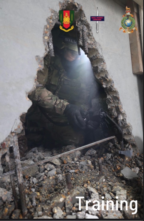 Assault Engineers training for crisis response and extracting casualties from collapsed buildings #royalmarines #engineers #training #trainingtuesday