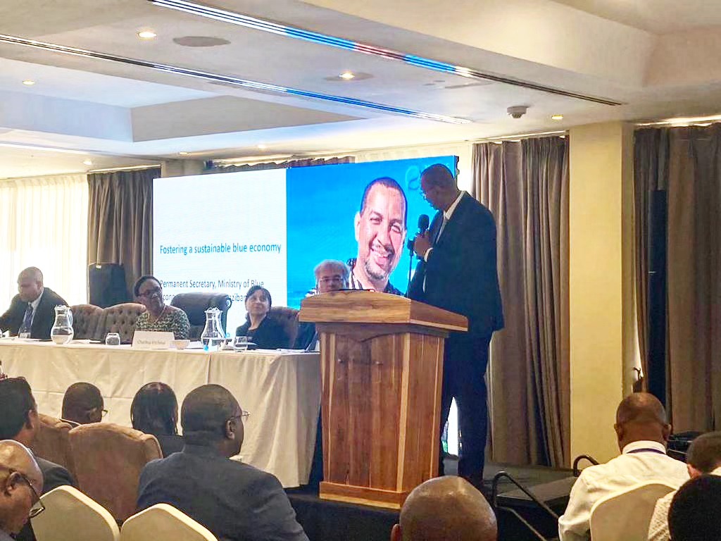 #MRF2WIO Update: Dr. @aboudjumbe, Permanent Secretary of Zanzibar's Ministry of Blue Economy & Fisheries, stressed the importance of inclusive governance in the WIO. Engaging all stakeholders is essential to tackle the myriad challenges in coastal marine ecosystems.