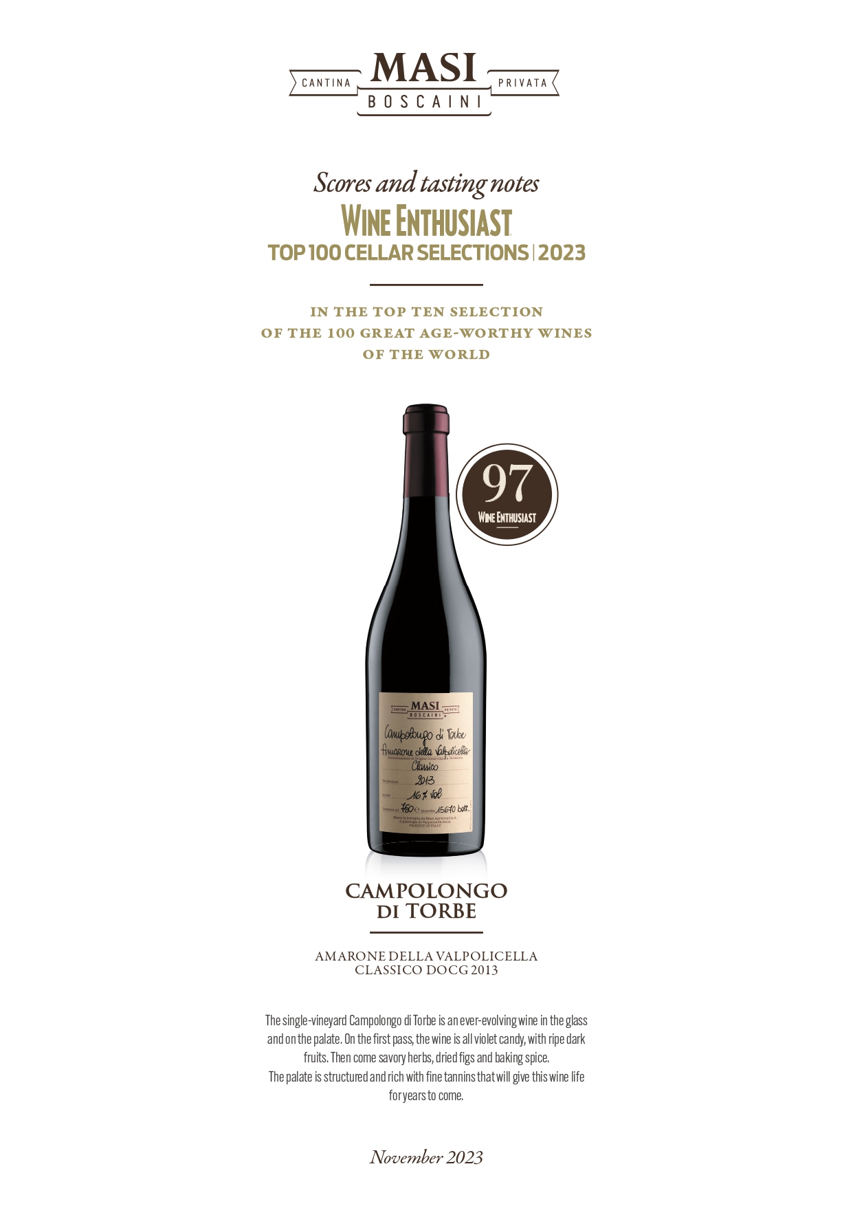 Masi vine clearance