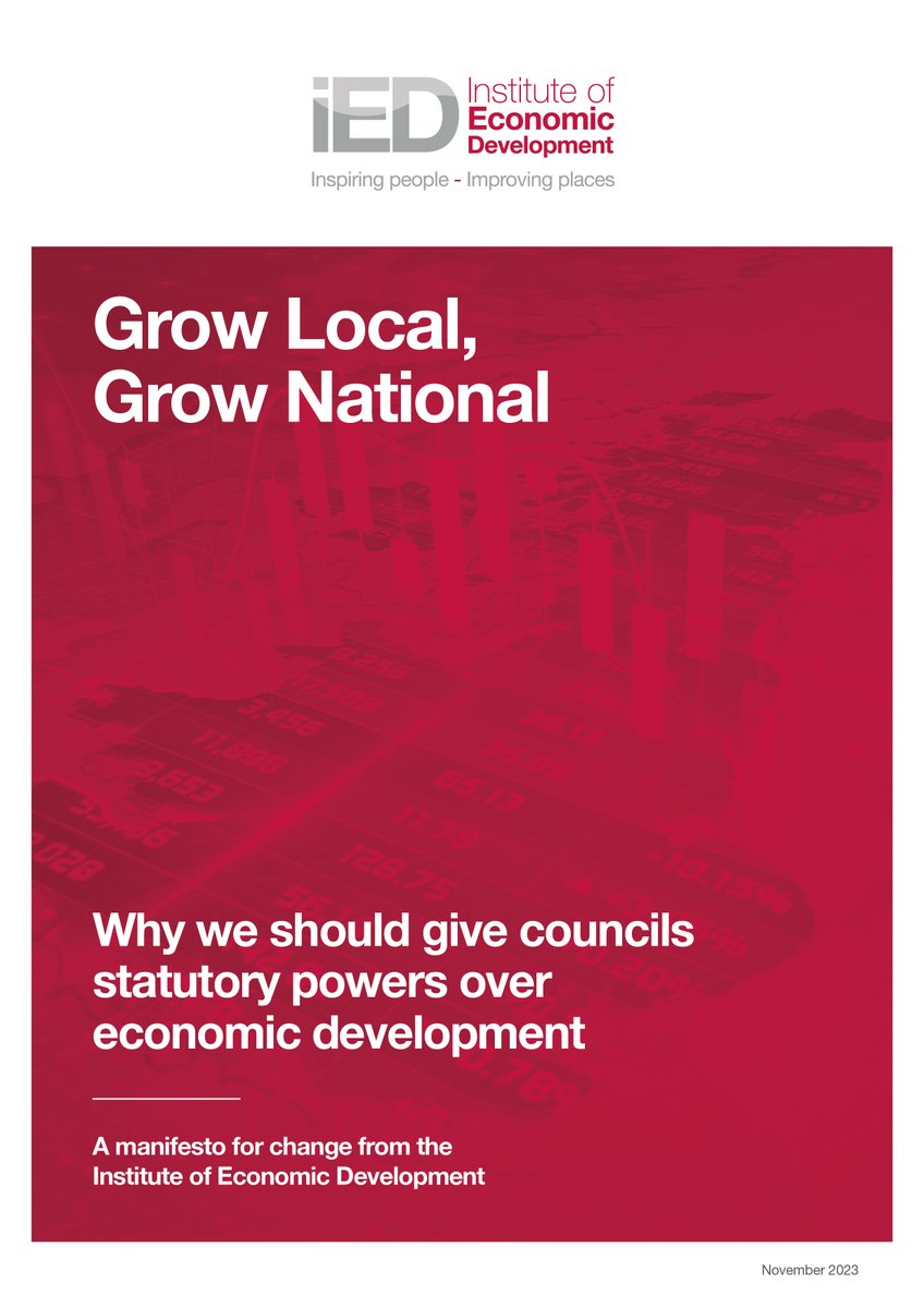 Institute of Economic Development (@theied) on Twitter photo <a href="/tomstannard/">Tom Stannard</a>: "Today we are launching our own manifesto for change, Grow Local, Grow National: Why we should give councils statutory powers over economic development."
ied.co.uk/news_events/gr….
#IEDConf2023 <a href="/tomstannard/">Tom Stannard</a>: "Today we are launching our own manifesto for change, Grow Local, Grow National: Why we should give councils statutory powers over economic development."
ied.co.uk/news_events/gr….
#IEDConf2023