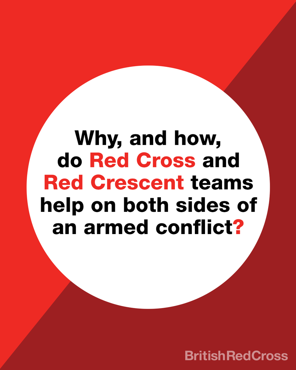 Our Movement was born from moments like this. We’re here for humanity – our sole purpose is to deliver impartial humanitarian assistance to anyone, anywhere, in need.  

Find out why, and how Red Cross and Red Crescent teams help on both sides of an armed conflict. ⬇