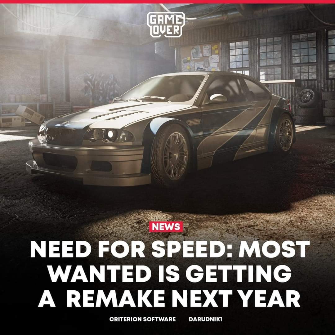 Need for Speed: Most Wanted getting a remake according to original voice  actor