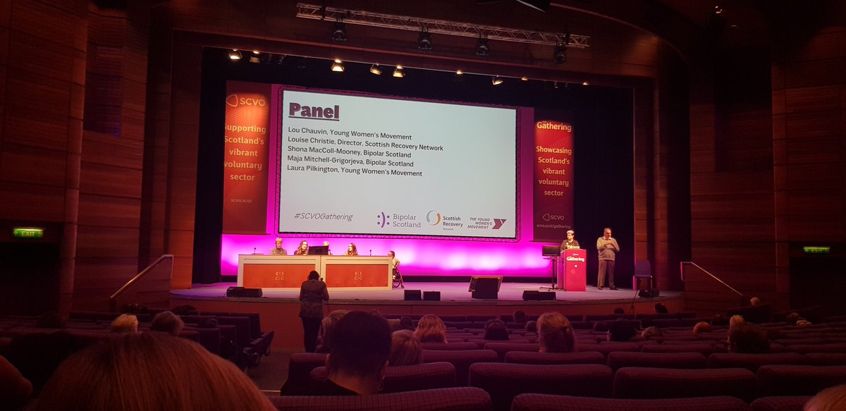 A great a great early panel at #SCVOGathering on the importance of  Lived Experience as a means to empowerment, recover and positive mental wellbeing!