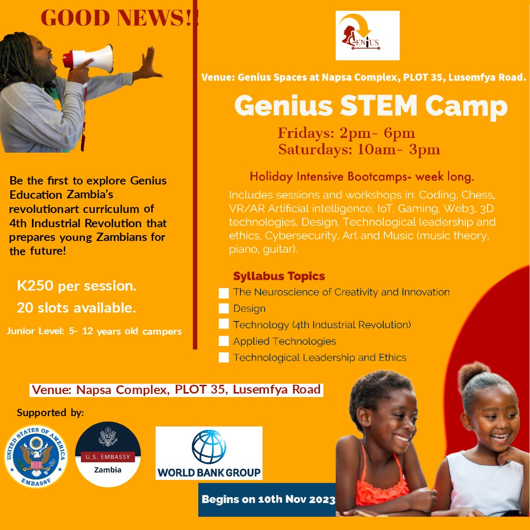 Genius Education Zambia tweet media