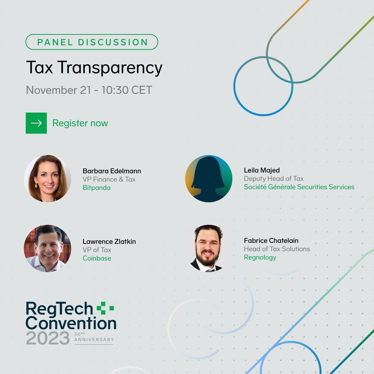 regnologygroup's tweet photo. Get a global overview of tax transparency changes at the #RegTechCon!

Join our expert speakers to get an update on #DAC7, #CESOP, Pillar 2/Globe, New QI agreement, #FASTER, #CARF, #DAC8, update #CRS, US crypto regulations, #MICA, and more!

Register ⬇️
https://t.co/P6Z3TLjXjs https://t.co/FvNArJAFK6