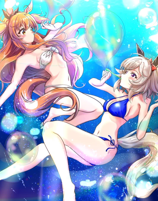 #いいおなかの日 水着カレマヤちゃんのおなか 