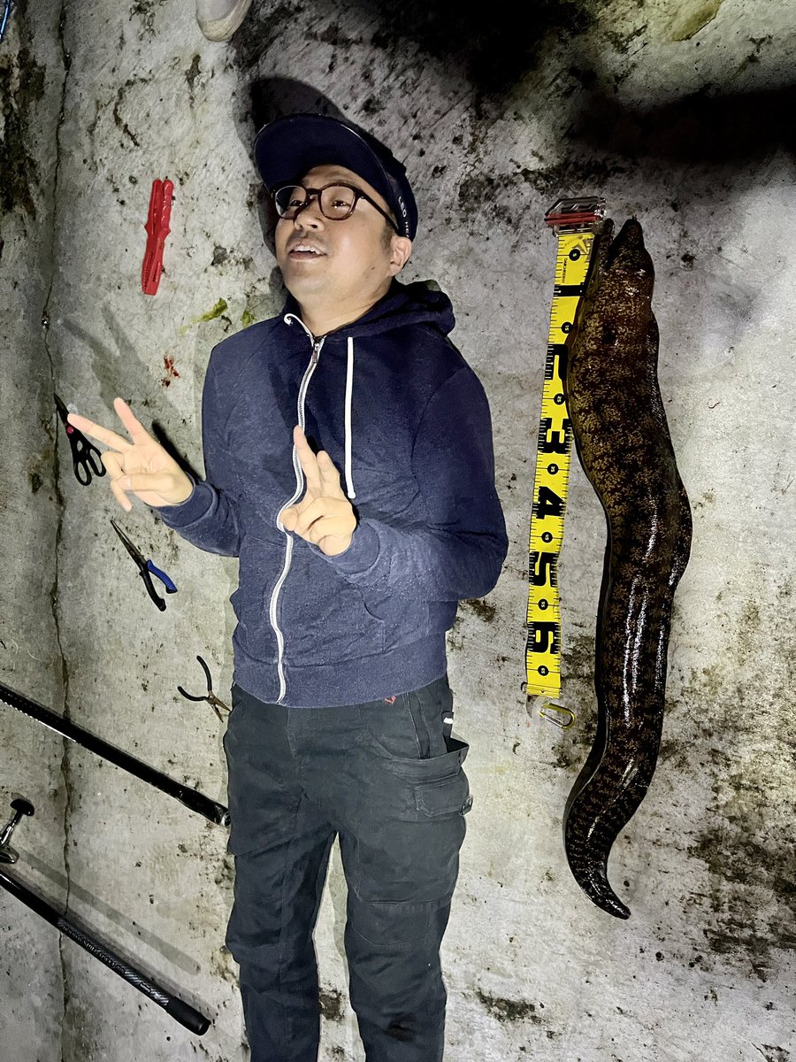 AnglerPopeto's tweet photo. 八重根と底土で昼から夜まで釣りしたら結構釣れました👍🎣

アカハタは煮付け、カンパチは刺身とカルパッチョ、ウツボは唐揚げで✌️😋🍻

（釣果と釣り方）

◯アカハタ⇒ジェット天秤
◯カンパチ⇒ジギング
◯ウツボ1m越え⇒ぶっ込み💪

#伊豆諸島
#八丈島
#最近釣り投稿してなかった
#釣りは楽しいね https://t.co/Fg2wct4vuB