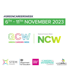 Green Careers Week is held between 6th and 11th November 2023.
We have emailed our parents a guide on this growing employment sector and will be discussing opportunities in the green sector during our next eco schools programme.