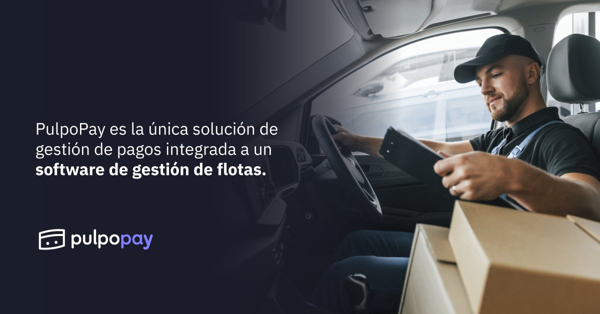 pulpopay's tweet photo. PulpoPay: Tu solución integral para gastos de tu flota.  Solicita una demo aquí 👉 https://t.co/IUD2ZTygMG https://t.co/GjyaiggkQT
