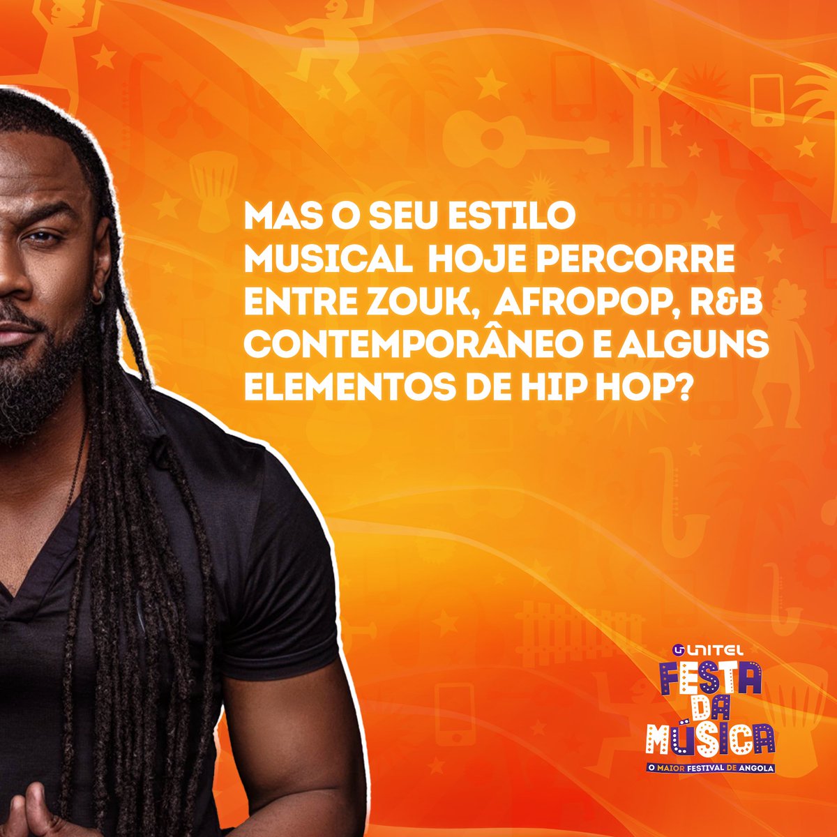 Independentemente do estilo e do género que toca, o C4 arrasta multidões pelo mundo afora.

Sem dúvida, podemos considerá-lo um revolucionário do nosso som, assim como outros artistas que passaram pelo palco da Festa da Música.

#Unitel #FestadaMusica #Senteaonda #Segueaonda