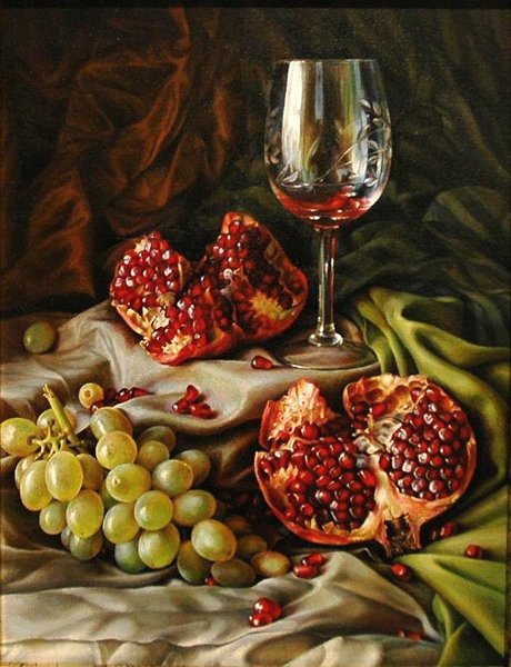 Fa' che sia colmo ancora il frutto estremo; concedi ancora un giorno di tepore, che il frutto giunga a maturare, e spremi nel grave vino l'ultimo sapore Rainer Maria Rilke 'Giorno d'autunno' 🎨Maria Ilieva
