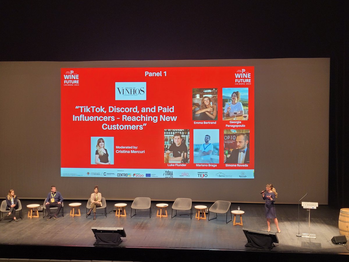 In Coimbra, the morning is kicking off with the question on how to engage the younger generation, that show a decline in consumption globally. #WineFuture2023 <a href="/SA_wine/">South Africa Wine</a>