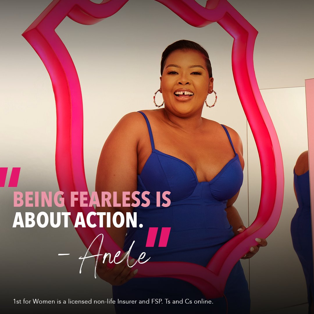 firstforwomen's tweet photo. Being fearless isn't just a state of mind, it's about taking action. What's that one action you're taking today to move closer to your goals? Share it with us! 👇

#ChooseFearless  
@Anele https://t.co/vzecgpU4ik