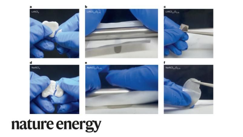 Viscoelastic glass electrolytes | Felix Richter discusses new research on an inorganic glass electrolyte that combines good ionic conductivity and polymer-like viscoelasticity at room temperature for solid-state #batteries. go.nature.com/3sba8Nz