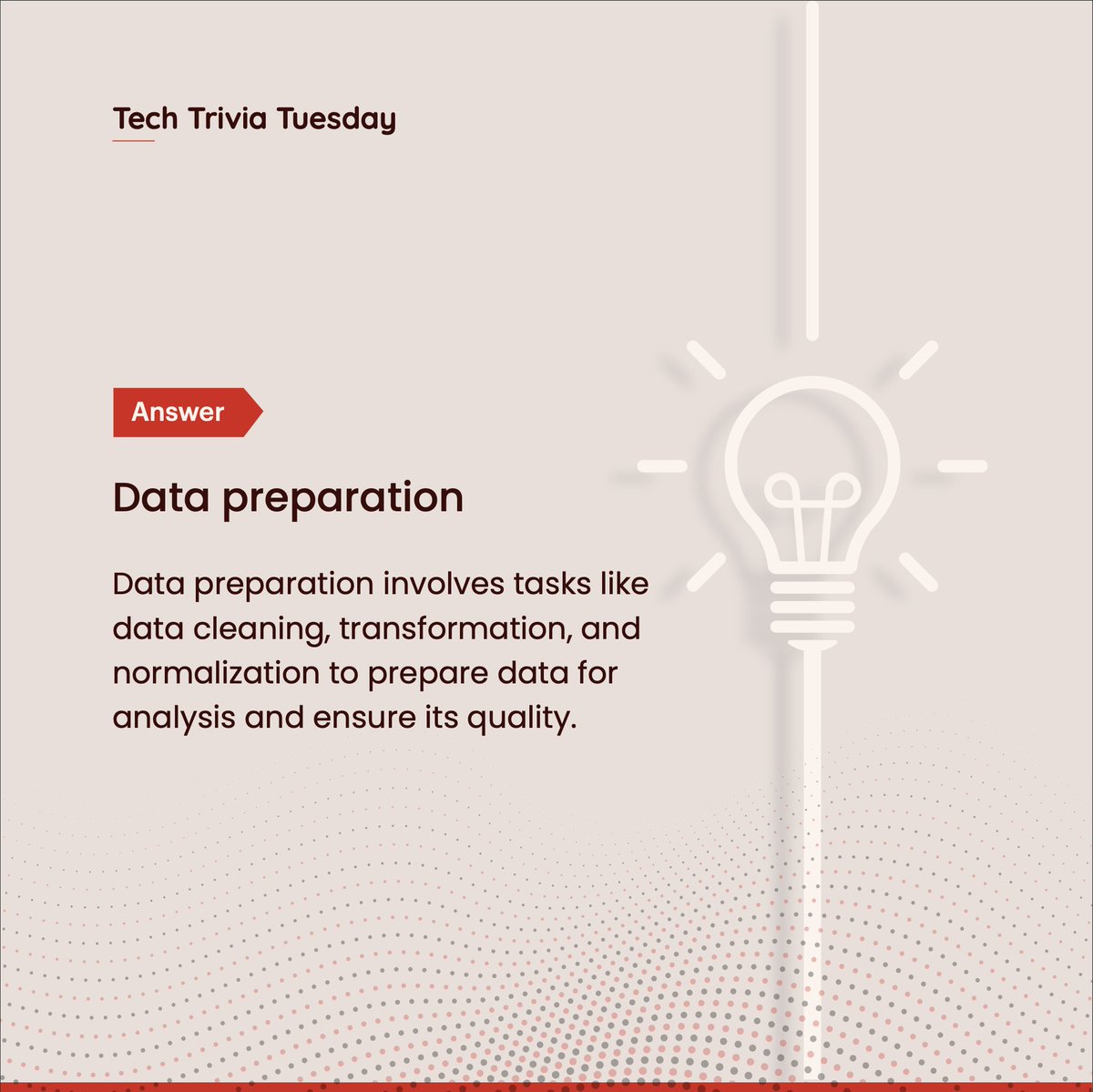 sigmoidInc's tweet image. 🔌 Calling all tech enthusiasts! 🚀 Join Sigmoid&apos;s weekly #TechTriviaTuesday 🤓 This week, decode a crucial data engineering term for data transformation and analysis! Swipe right to unveil the mystery. 💡💻 #Sigmoid #AI #ArtificialIntelligence #Trivia #DataEngineering