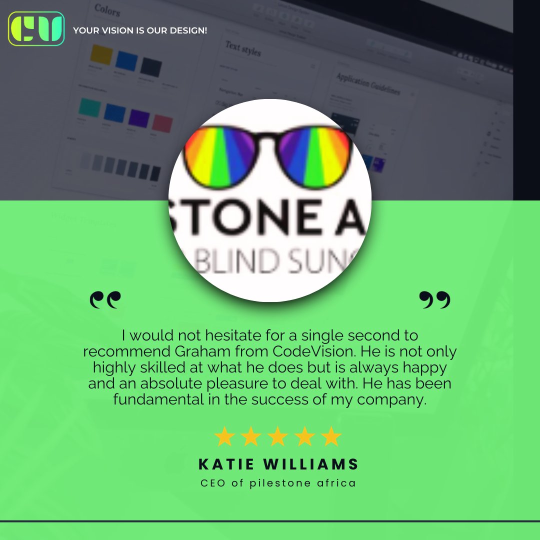 codevisionrsa's tweet image. 🌟 Testimonials: Our Community Speaks Out!🌟
💬 We're thrilled to share the inspiring testimonials from our incredible client.
#CodeVision #testimonials #CybersecurityAwareness #DigitalProtection #StaySafeOnline