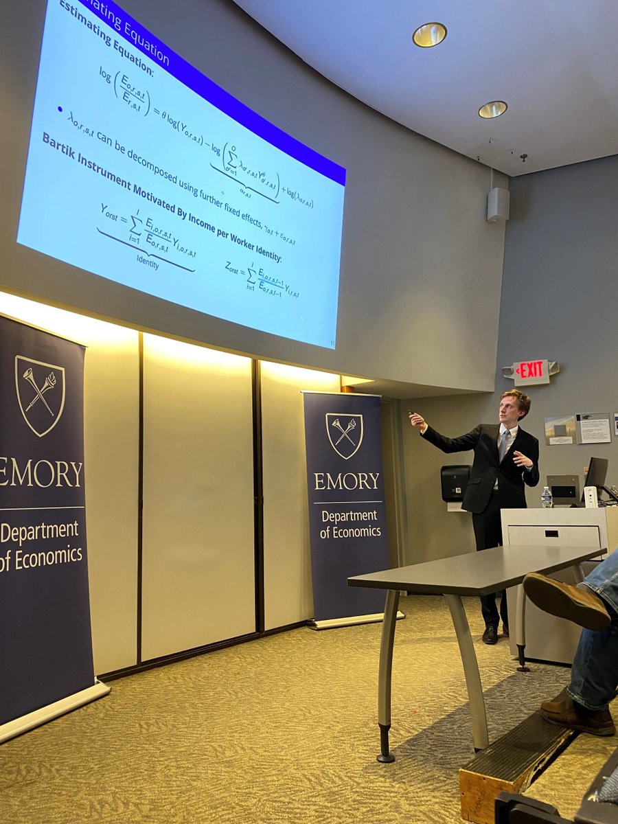 3rd year paper 🗣️ started this week! We've learned about Opioid policies | Bootstrapping techniques | the US Great Migration from @EmoryUniversity @emorycollege @laneygradschool doctoral students @RClohan, Wonjun Choi, @NathanEcon. #EconTwitter