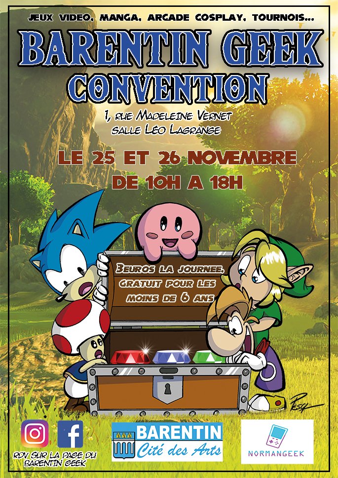 GruchetGeek's tweet photo. Que faites vous le 25 et 26 Novembre ? 
Nous on sera au #barentingeek https://t.co/vlmdf42CdP