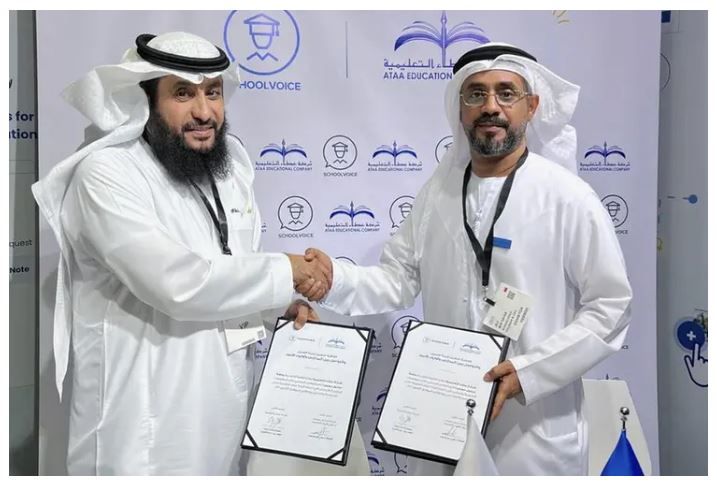 maaalnews_en's tweet image. #Ataa #Educational Company signs an agreement with Schoolvoice buff.ly/3u4wwZy