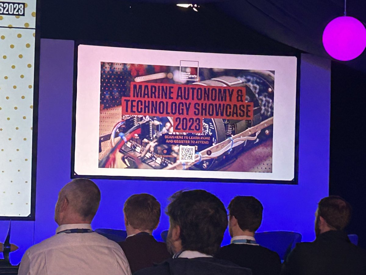 Prof Ed Hill CBE opening #MATS2023 <a href="/NOCnews/">National Oceanography Centre</a>. The start of 3 days of engaging debate around marine autonomy.