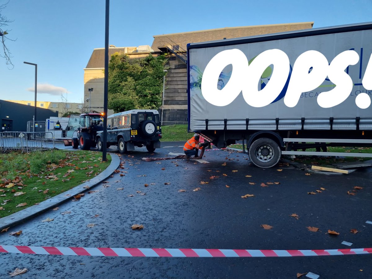 UofG Security (@uofgsecurity) on Twitter photo Bit of a mishap on campus this morning but it was great teamwork between Security Logistics and Compliance teams to get the truck recovered and off campus safely <a href="/uofgsecurity/">UofG Security</a> <a href="/UofGEstates/">UofG Estates</a> #Teamwork Bit of a mishap on campus this morning but it was great teamwork between Security Logistics and Compliance teams to get the truck recovered and off campus safely <a href="/uofgsecurity/">UofG Security</a> <a href="/UofGEstates/">UofG Estates</a> #Teamwork