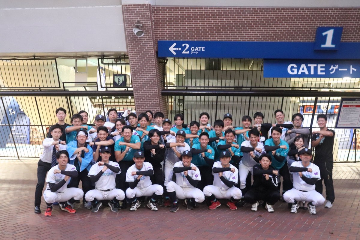 TsukubaBaseball's tweet photo. 【試合結果】
横浜市長杯2回戦
vs.上武大学

◯上武大学4－3筑波大学●

神宮大会をかけた大一番、先制されるも #米田友（体育2/#明豊）の逆転2ランホームランなどで逆転する。 #村上滉典（体育4/#今治西）がエースの真髄を見せ粘投するも、9回に逆転を許し悔しい敗戦となった。

#筑波大学 #共創 https://t.co/PwSAJmZFZL