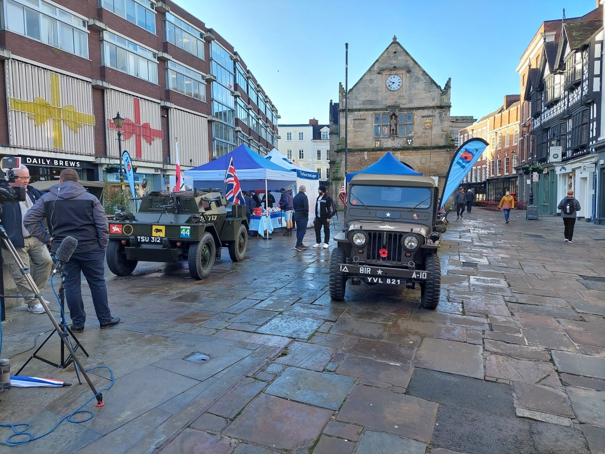 ShropCovenant's tweet photo. Today we're in Shrewsbury supporting the Royal British Legion with Shrewsbury Poppy Day @poppylegion @ShropCouncil @ShropshireStar @BBCShropshire https://t.co/Y5E2dgsBIK