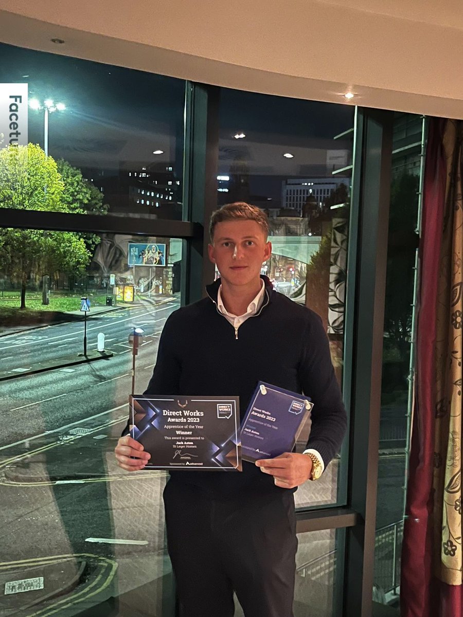 StLegerHomes's tweet photo. Our Degree Apprentice Building Surveyor, Jack, won Apprentice of the Year at last weeks @DirectWorksF Awards!π
Read all about it here: https://t.co/bouebLEOIM
Well done Jack, and thank you!π
#DWAwards23 #DirectWorksAwards #doncaster #housing #degreeapprenticeship https://t.co/RUQNEbj6uu