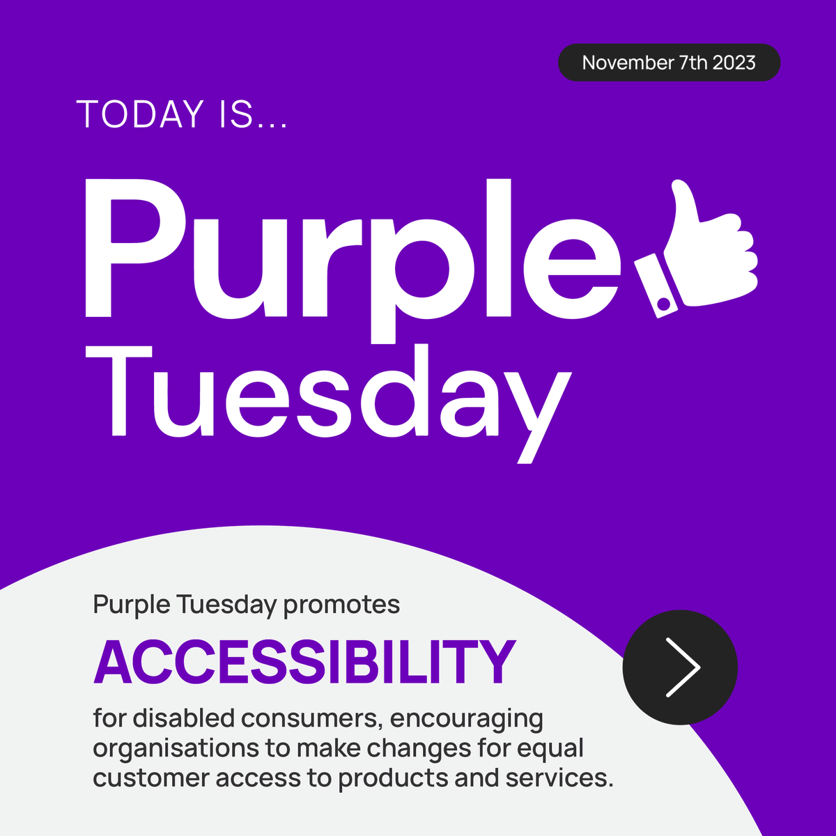 MilkandTweed's tweet photo. @purpletuesnov is a social movement that champions an accessible customer experience for those with disabilities.

To avoid existing limitations, is to disregard the experiences of millions.

Visit https://t.co/6GoyioAkMg see how we are pioneering for inclusive online spaces 💜 https://t.co/tCWHrDlEfT