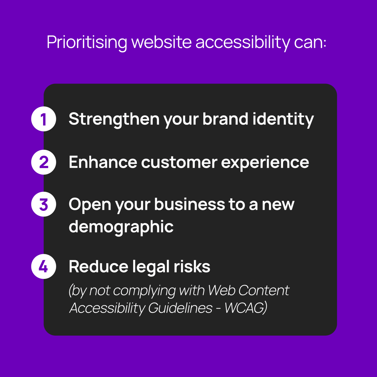 MilkandTweed's tweet photo. @purpletuesnov is a social movement that champions an accessible customer experience for those with disabilities.

To avoid existing limitations, is to disregard the experiences of millions.

Visit https://t.co/6GoyioAkMg see how we are pioneering for inclusive online spaces 💜 https://t.co/tCWHrDlEfT