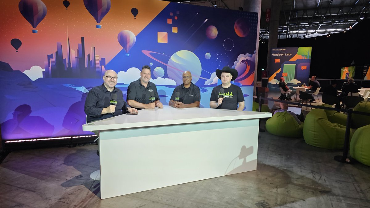 Always a good time chatting with @vPedroArrow and @Lost_Signal on @virtspeaking . Chatting with Sudhir about #vVols on @VMwarevSphere 8 U2 and the benefits to clustered applications.