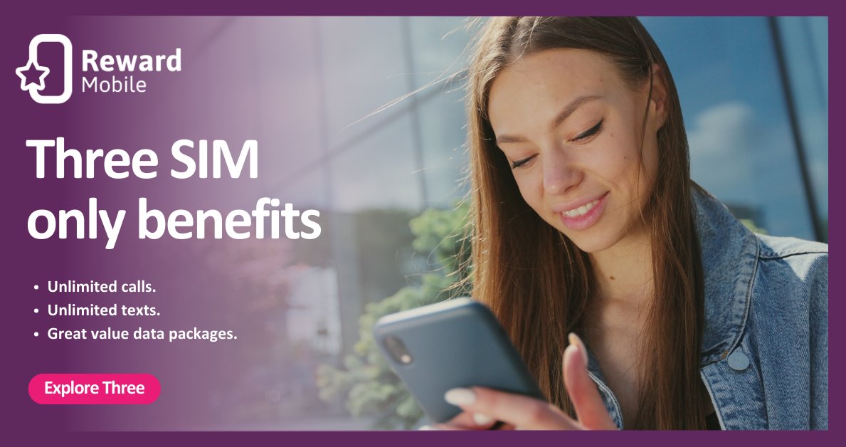 reward_mobile's tweet image. Looking for the perfect #simonly plan?

Our #three plans come with unlimited minutes and texts, along with the option to tailor your data plan to match your usage habits.  

Explore now: hubs.ly/Q028026q0

#stayconnected #mobile #deals #technology #data #latestmobiles