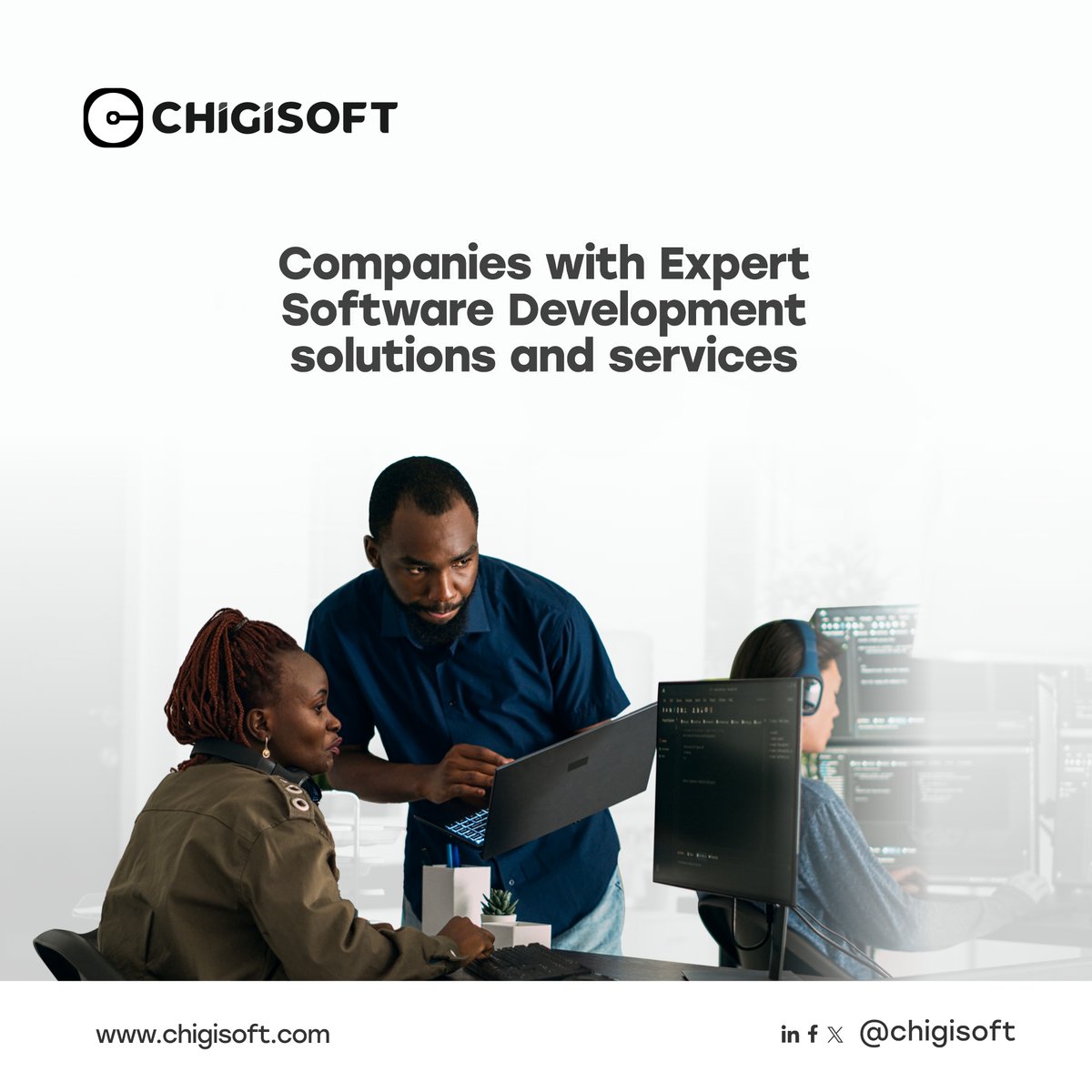 chigisoft's tweet image. 🚀 Unlock your full potential with Chigisoft! 🔧 We're your trusted partners for expert software services that turn ideas into reality. 💡💻Got a business need? Let's chat in the comments, and we'll show you how we can make it happen!🌟
#SoftwareDevelopment #technology