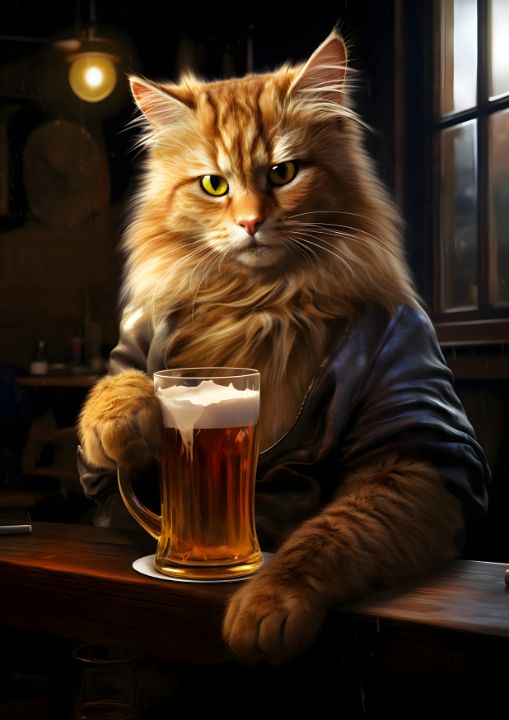 Art Print 👇🍺
artpal.com/JukaArts?i=214…

More 👇
artpal.com/JukaArts

#cats #curiouscat #kittycat #love #catsoftwitter #kitty #luvvv #caturday #catlol #tail #bag #catfound #funnycats #funny #beerlovers #cute #katze #meow #cutecats #catloversclub #lovecats #catphoto #catlife