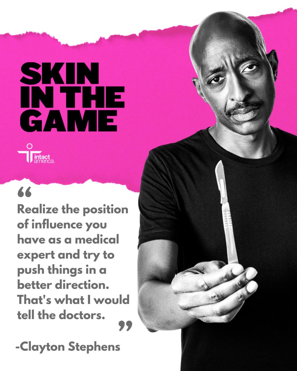 skininthegameIA's tweet image. Skin in the Game gives a voice to those wounded by circumcision. Read Clayton's story here: skininthegame.org/stop-the-cutti…

#endcircumcision #intactivism #intact #foreskin