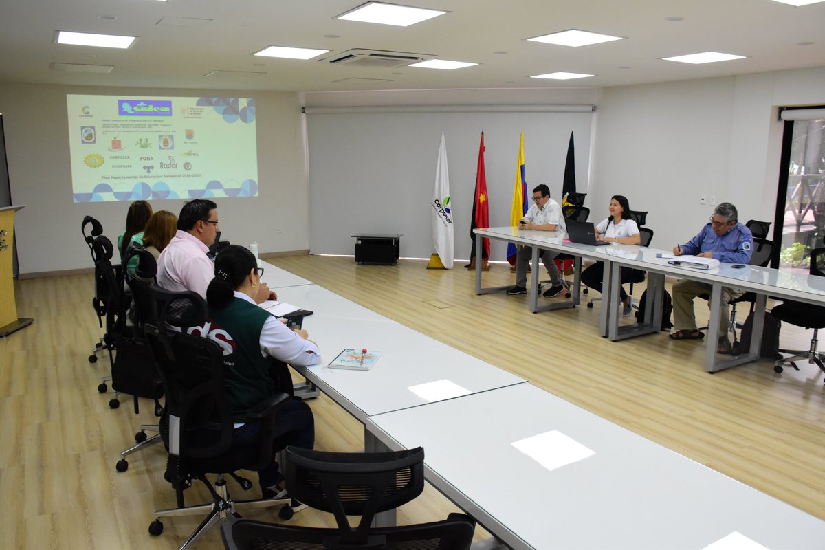 CORPONOR's tweet photo. #AEstaHora se cumple reunión del #Cidea balance de actividades2023 con aciertos en la inserción de la #EducaciónAmbiental en el pacto por la educación 2050 con una propuesta curricular PRAE-Agua Santurbán. HILO🧵 https://t.co/ZTpAekIYNk
