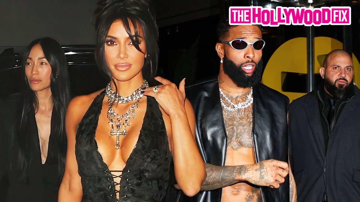 #KimKardashian & #OdellBeckhamJr Celebrate His Birthday Together With #LaLaAnthony After The CFDA Fashion Awards In New York, NY 11.6.2023 youtu.be/pqoBSWCkNbM [Video & Imagery Supplied By MEGA/SPLASH/BACKGRID]