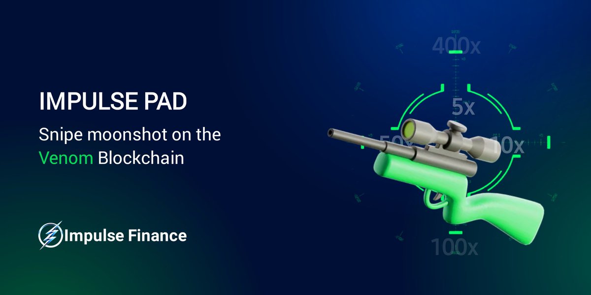 With impulse pad impulsefinance.org, we hope to help fund your dreams by taking away the expensive cost of  launchpad listings.

Our users are also guaranteed secure ICOs and they can be regular visitors of the moon 🚀🚀🚀

#impulsefinance #VenomTestnet #VenomNetwork
