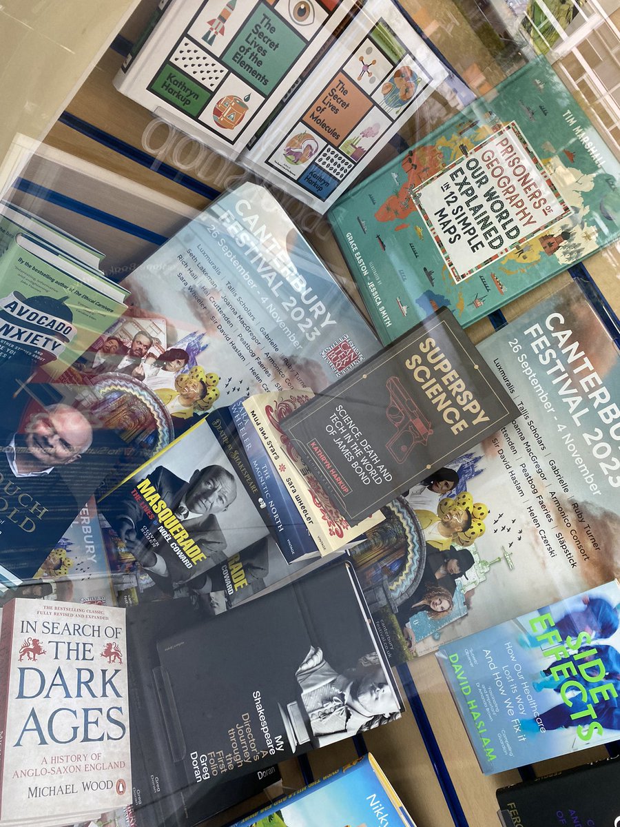 Following the fabulous @CanterburyFest last month we have a limited number of signed copies by authors appearing for the Festival Talks @CCCU_Culture @CCCUStudents @ccculibrary bookshop.canterbury.ac.uk/canterbury-fes…