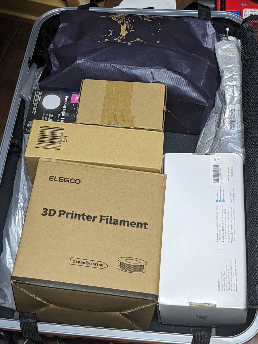 stack_chan's tweet image. #MFSZ2023 の荷造りできてきた
※すべてｽﾀｯｸﾁｬﾝです