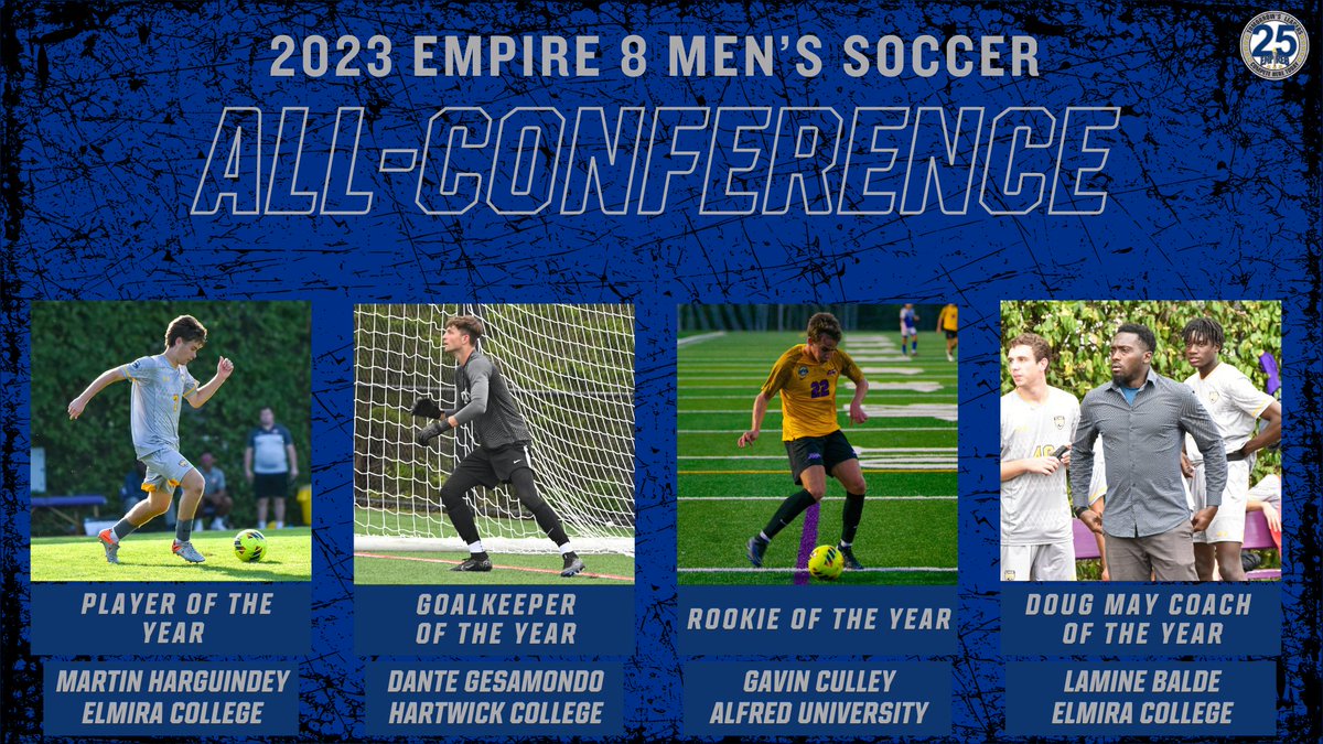 Elmira's Martin Harguindey Named Player of the Year, as Empire 8 Unveils 2023 Men's Soccer All-Conference Awards
empire8.com/news/2023/11/7…

#E8 #E8Proud #LeadersCompeteHere #WhyD3 #E825