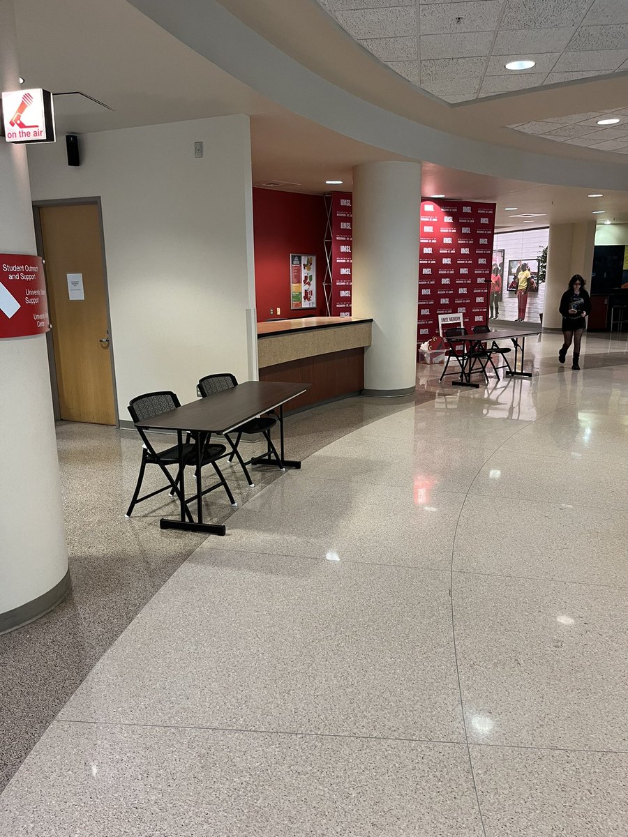 UMSLCareers's tweet photo. The National Geospatial-Intelligence Agency will be here today! Come find their table between 10am and 2pm in the MSC by Student Affairs and UMSL Student Radio. https://t.co/c0qR9g9qy8