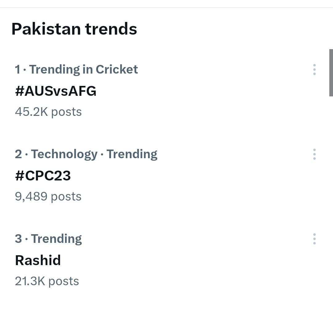 Alhamdulilah trending in pakistan#cpc23 
Guys don't miss this golden opportunity to take part in! Mark the dates and do participate in such a big tech conference of pakistan.#CPC23 #Connectedpakistan