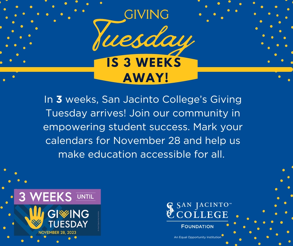 San Jacinto College Foundation tweet media