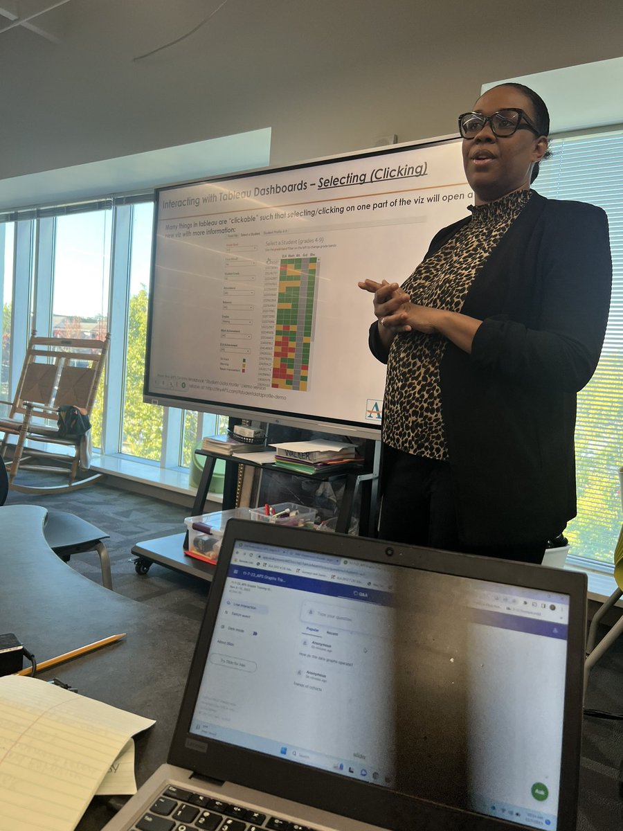 TamayraW's tweet photo. APS Graphs Training by Our Data Specialists @APSHollisCrew https://t.co/YZhjnJHHdS