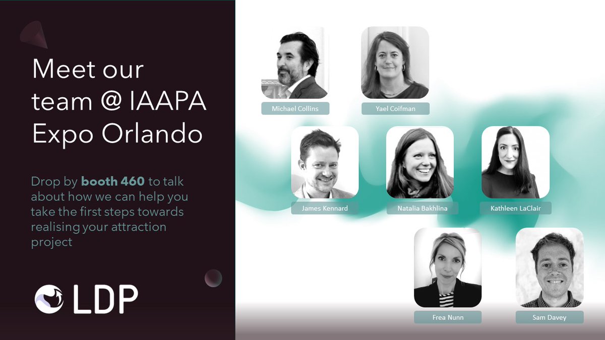 LDP_Economics's tweet image. Visit our team at booth 460 at IAAPA Expo Orlando and let us explain how we can help progress your attraction project, or get in touch via the link below to arrange a meeting

leisuredevelopment.co.uk/contact-us/