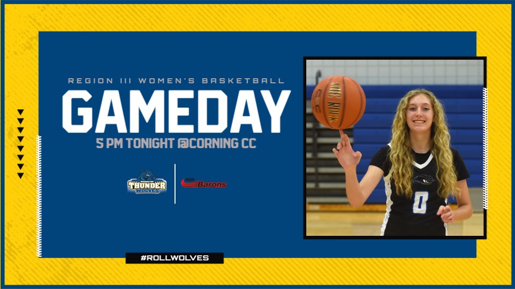 WBB: The No. 20 <a href="/NCThunderwolves/">SUNY Niagara Thunderwolves</a> head to <a href="/CCCRED_BARONS/">SUNY CORNING RED BARONS</a> to tip off the 2023-24 season at 5 p.m. tonight! #RollWolves 🏀🐺💪

Watch LIVE here: youtube.com/watch?v=iXNMFa…