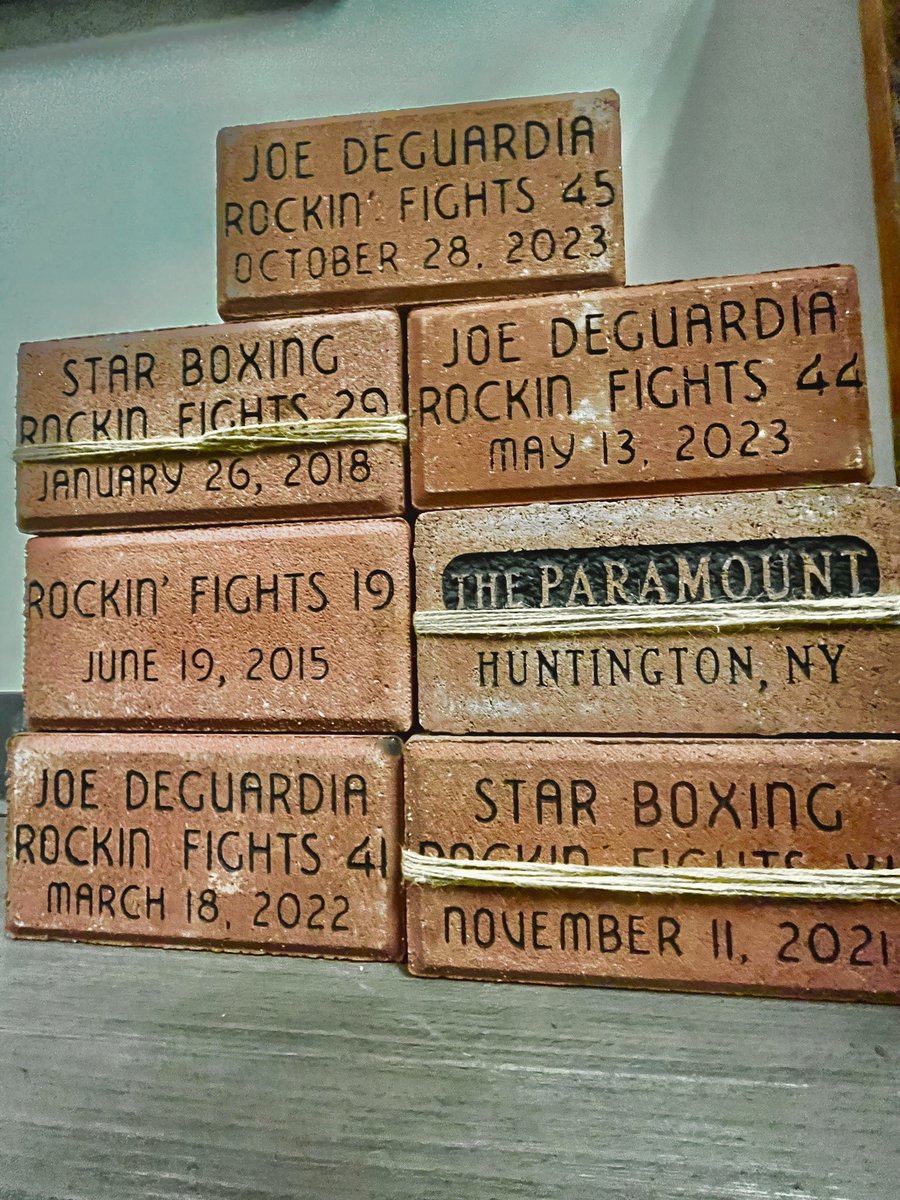 StarBoxing's tweet photo. Brick by brick 🧱 #RockinFights since 2011 @TheParamountNY 🤝
#RF46 | 2.23.24 | 🎟️ https://t.co/uXhu7DXlBs https://t.co/C1dkjKbBIy