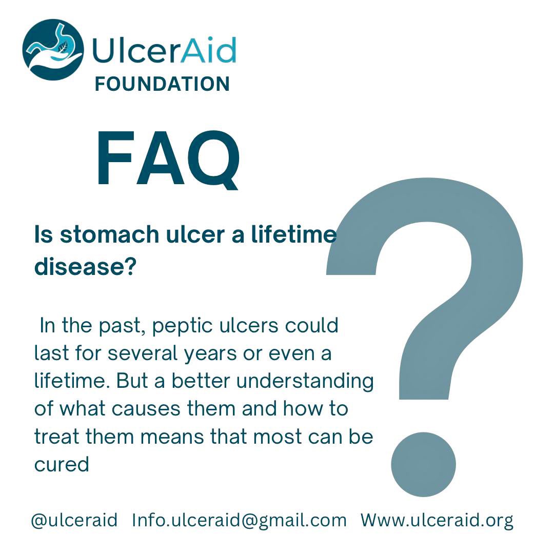 ulceraid's tweet photo. FAQ: Is stomach ulcer a lifetime disease? https://t.co/B9VqzB3re2